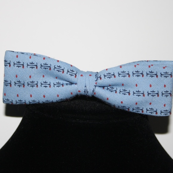 🔵👔 Vintage Beau Bummel Snap-On Tie · 4.75" × 1.5" 👔🔵 - Picture 3 of 5